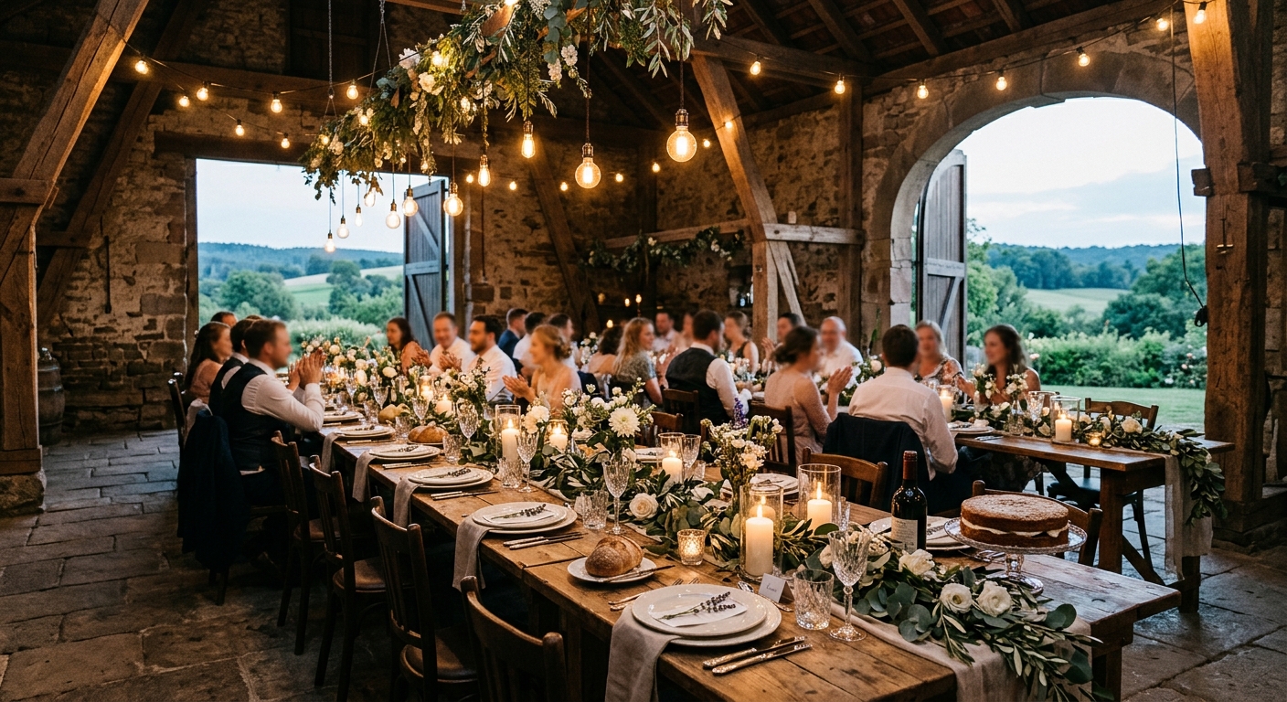 Alte Scheune für Hochzeiten Lüneburger Heide · exklusiv · 60 Gäste