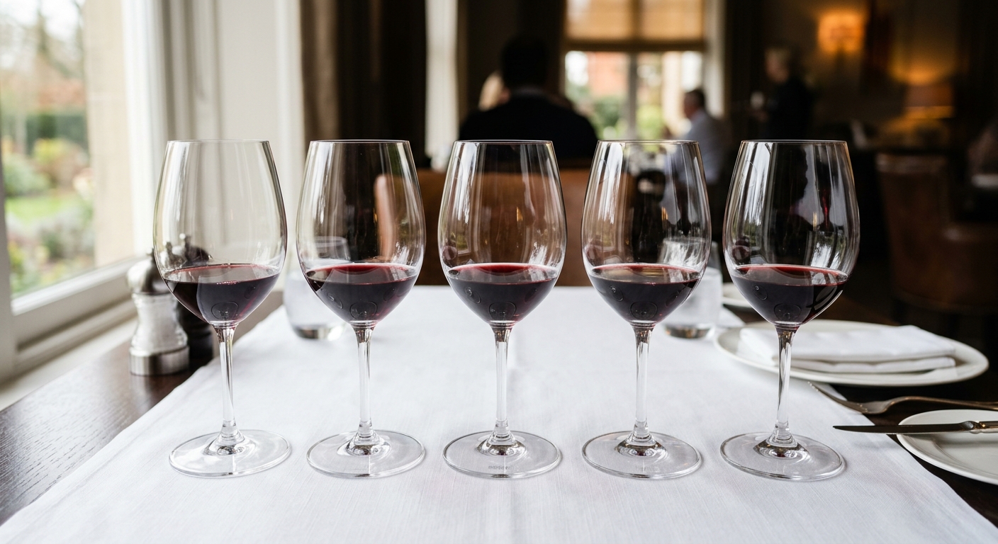 80 Weingläser Riedel Vinum Bordeaux — leichte Gebrauchsspuren